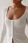 Stylish Long Sleeve Cardigan Shorts Loungewear Set
