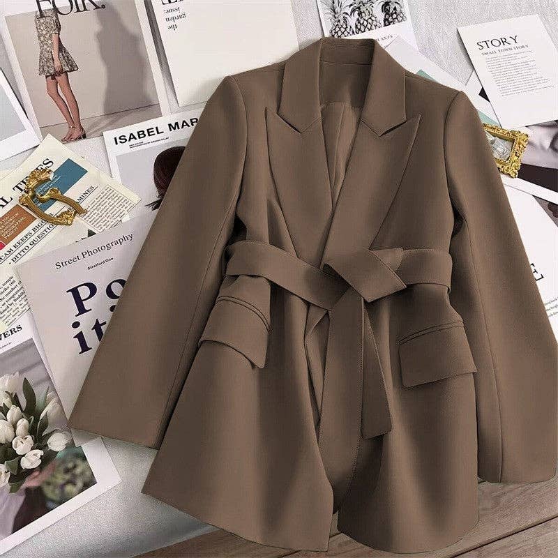 Solid Color Casual And Versatile Suit Jacket