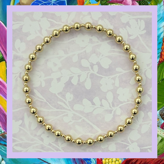 Classic Gold Filled Queenie Bracelet - GFP10