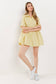 POPLIN BABYDOLL SHIRT DRESS - 3334 YELLOW