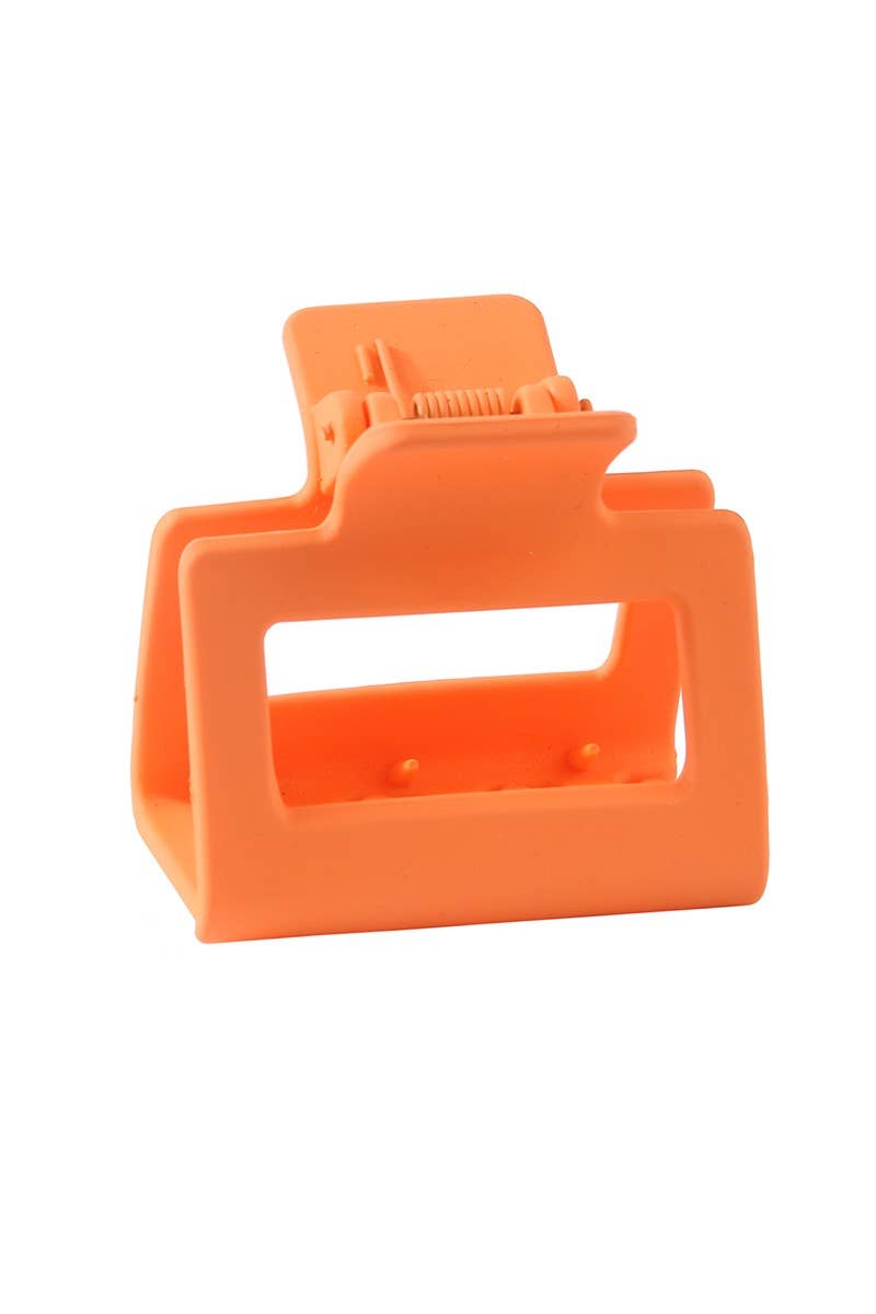 square macaron shark clip small hair clip