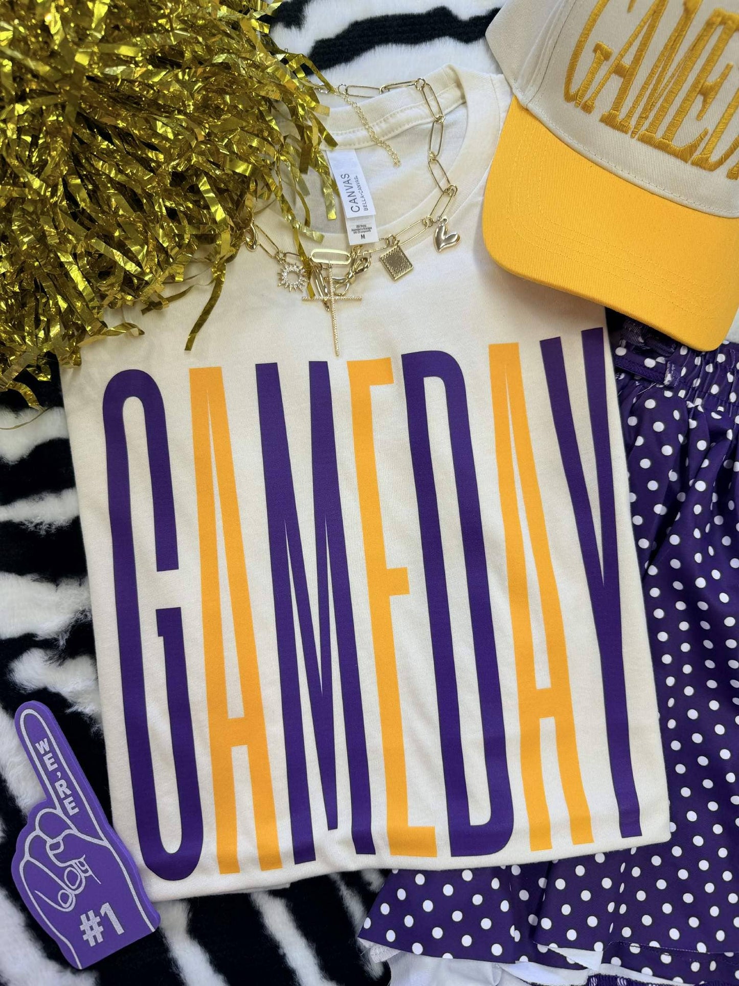 PURPLE & GOLD GAMEDAY TEE