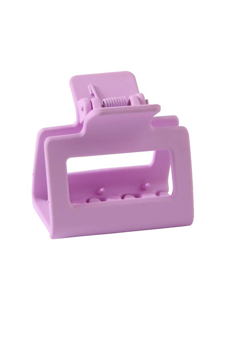 square macaron shark clip small hair clip