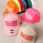Pretty Girls Love Boys With Boats Text Print Mesh Back Cap