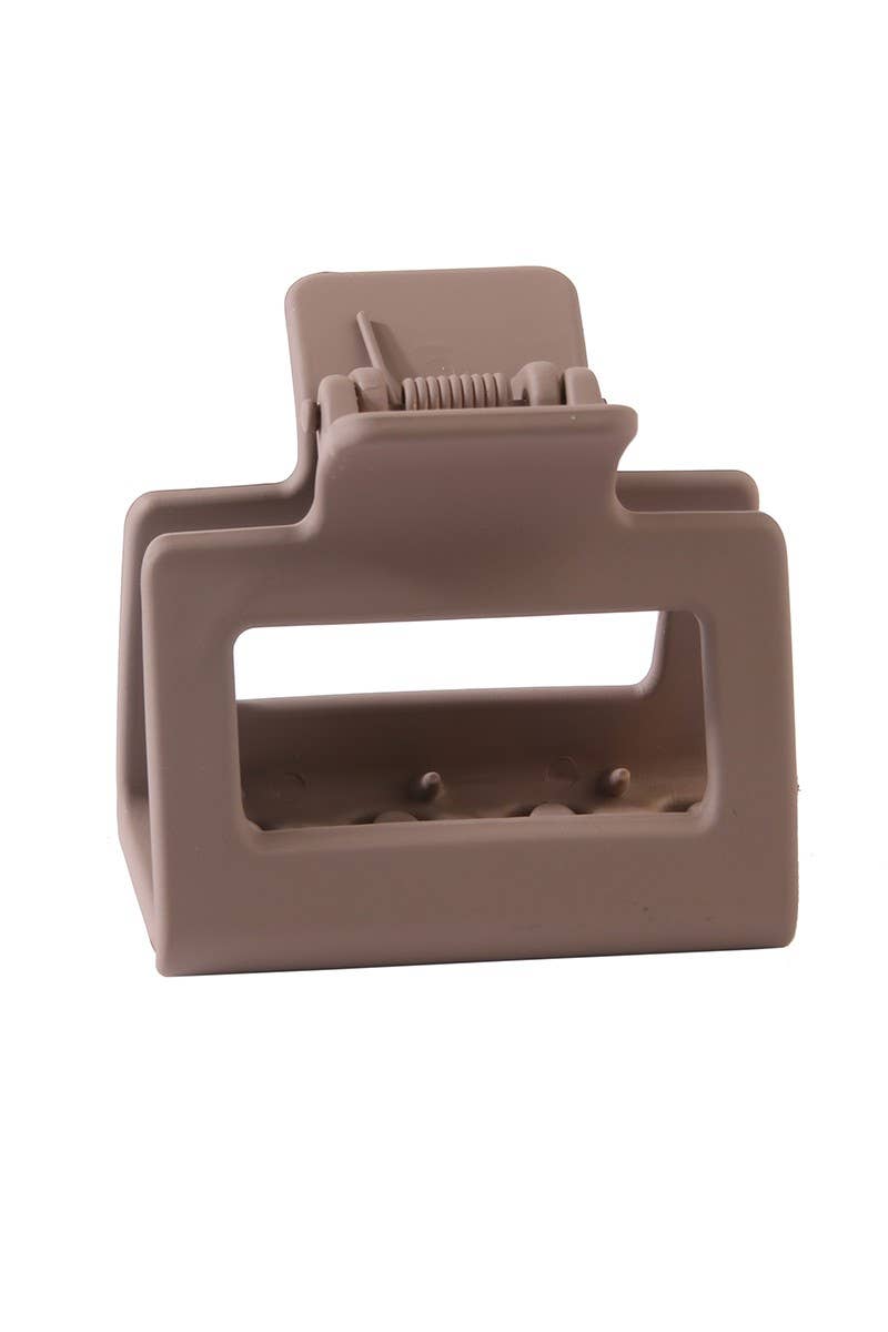 square macaron shark clip small hair clip