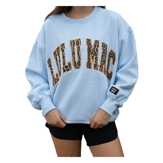 LEOPARD LULU MAC LIGHT BLUE