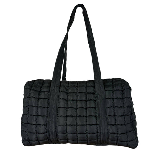 Puffer Quilted Duffle Black