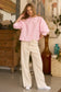 Western Boho Drop Waist Blouse