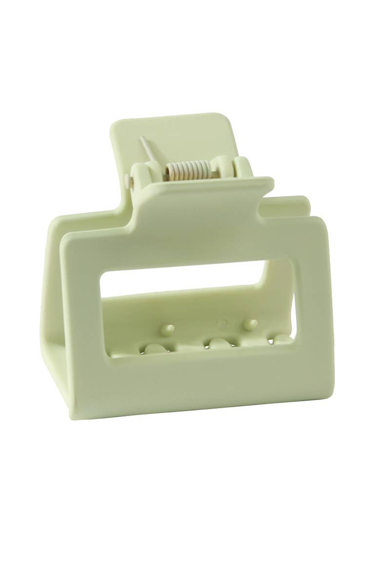square macaron shark clip small hair clip